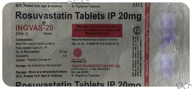 Ingvas 20mg Tablet