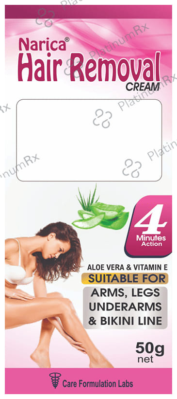 Narica Hair Removal Cream (50gm Each) Aloe Vera & Vitamin E