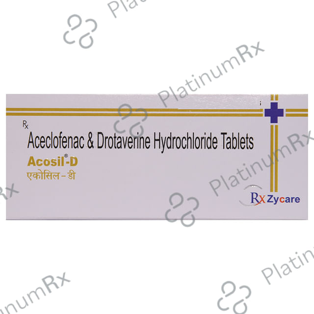 Acosil D 100/80mg Tablet 10s