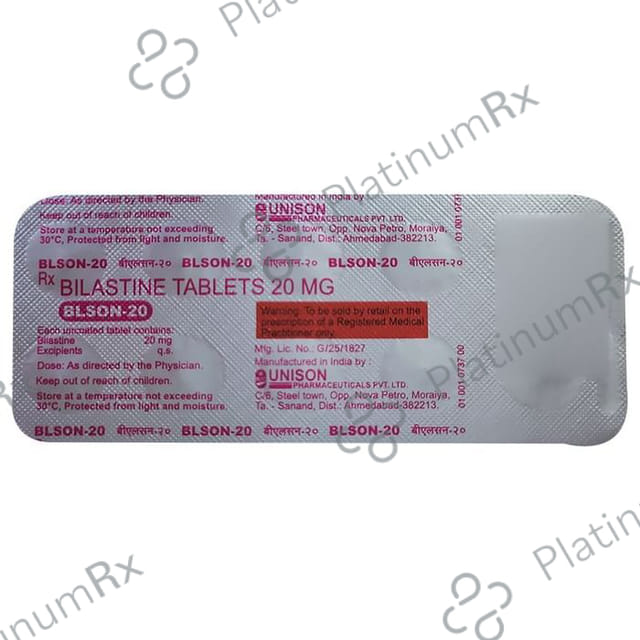 Blson 20mg Tablet 10s