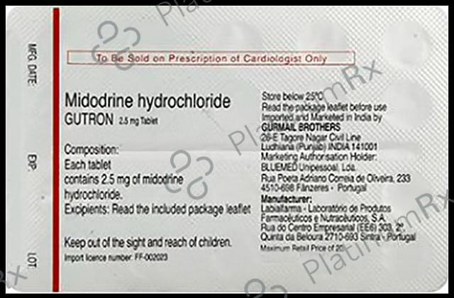Gutron 2.5mg Tablet 20s