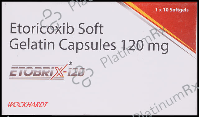 Etobrix 120mg Softgel Capsule 10s