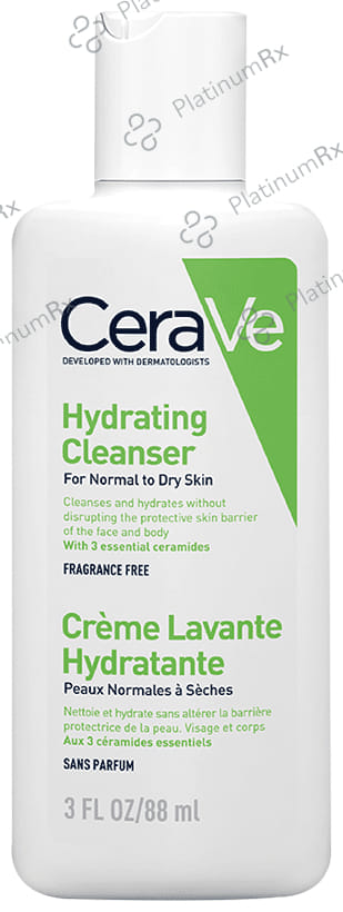 CeraVe Hydrating Cleanser For Normal & Dry Skin 88ml