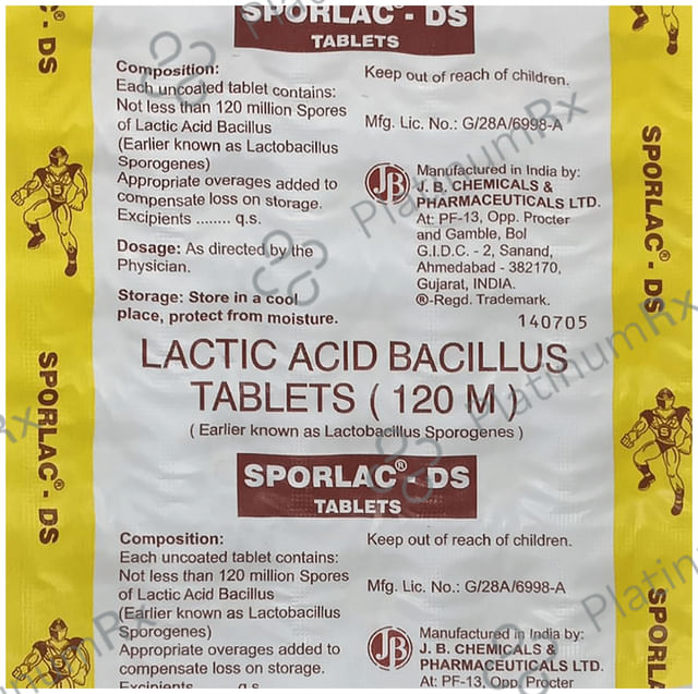 Sporlac 300M Tablet 25s