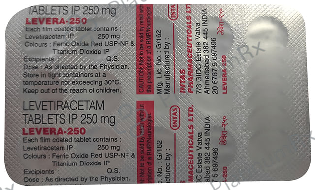 Levera 250mg Tablet 15s