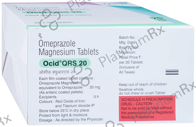 Ocid QRS 20mg Tablet 20s