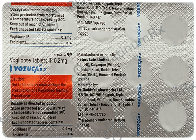 Vozuca 0.2mg Tablet 15s