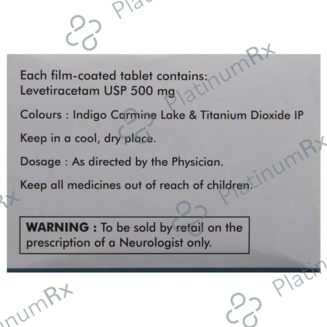 Levacetam 500mg Tablet 10s