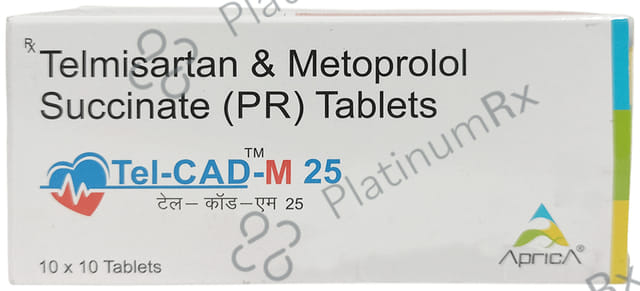 Tel Cad M 40 mg/25 mg Tablet