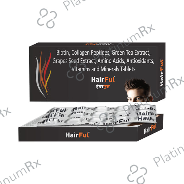 HairFul Healthy Hair Supplement Tablet (15 Each) 1 Pack