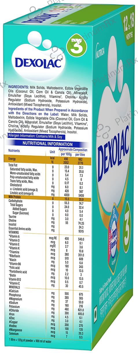 Dexolac Follow Up Formula Stage 3 Powder 400gm