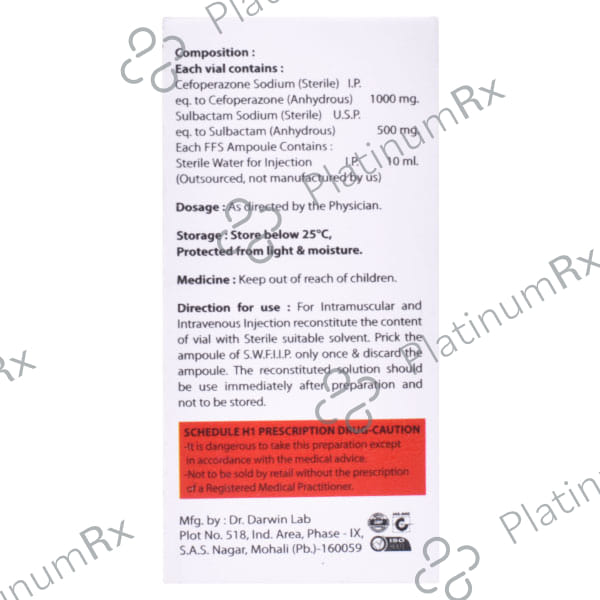 Sepraz 1.5gm Injection 1s