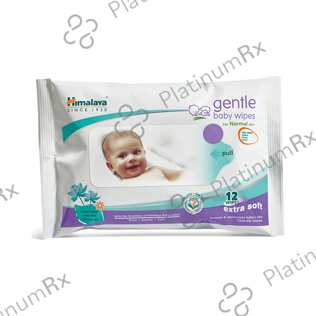 Himalaya Gentle Baby Wipes 12s