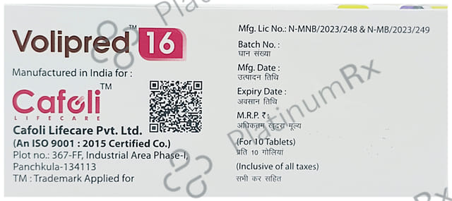 Volipred 16mg Tablet 10s