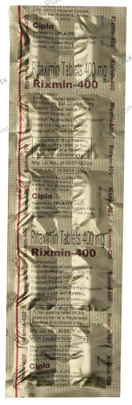Rixmin 400mg Tablet 10s
