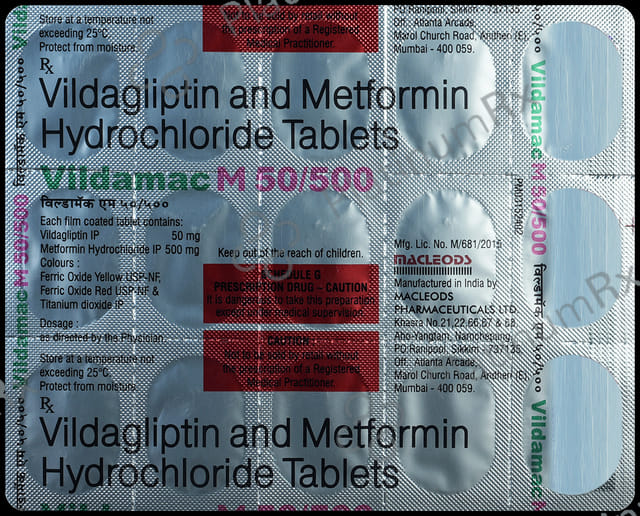 Vildamac M 50/500mg Tablet 15s