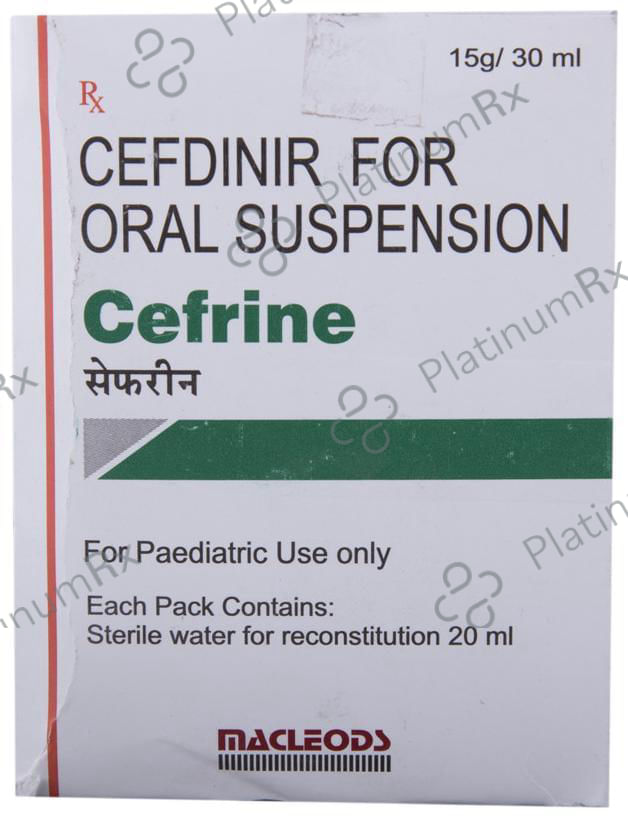 Cefrine 125mg Oral Suspension 30ml