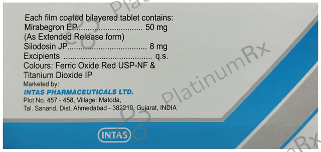 Silotime M 50/8mg Tablet 10s