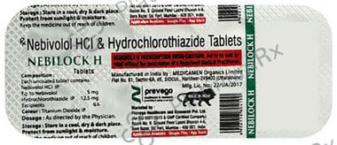 Nebilock H 12.5/5mg Tablet 10s