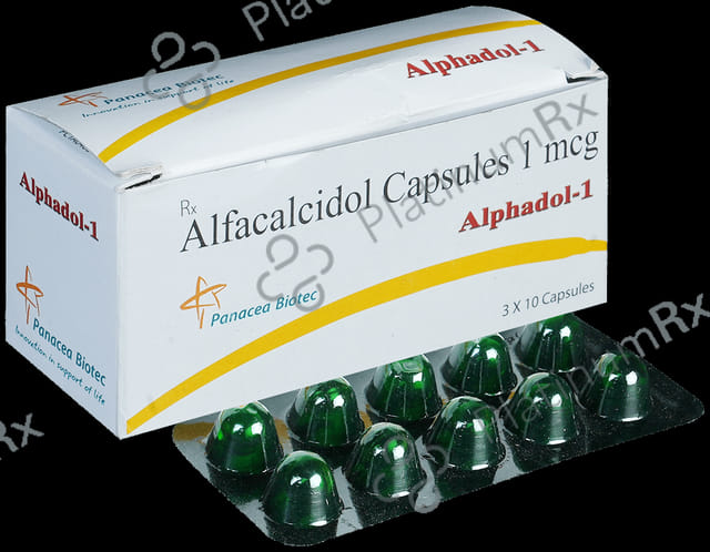 Alphadol 1mcg Soft Gelatin Capsule 10s