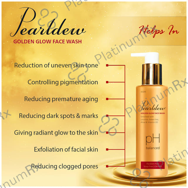 Pearldew Golden Glow Face Wash