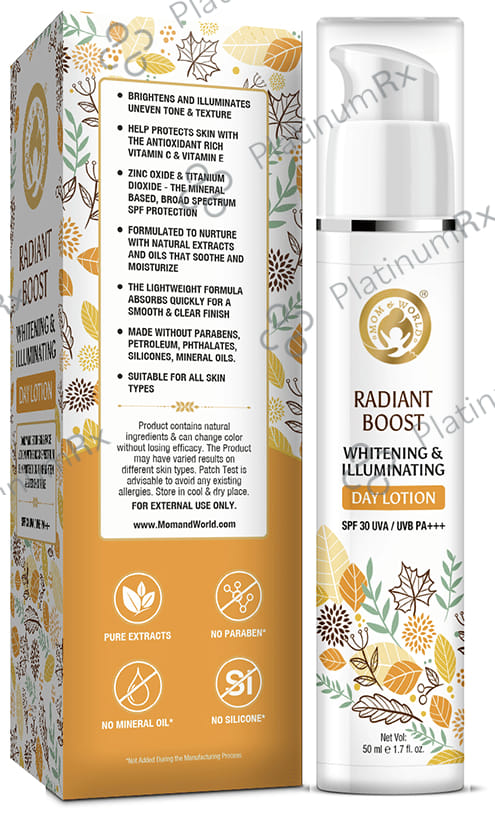 Mom & World Radiant Boost Day SPF 30 Lotion 50ml