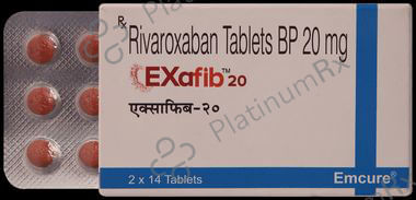 Exafib 20mg Tablet 14s