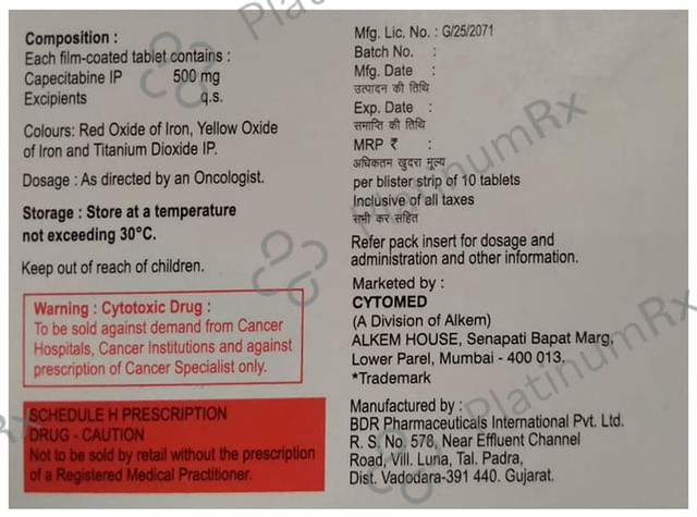 Capeta Nova 500mg Tablet