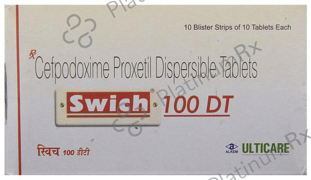 Swich 100mg DT Tablet 10s