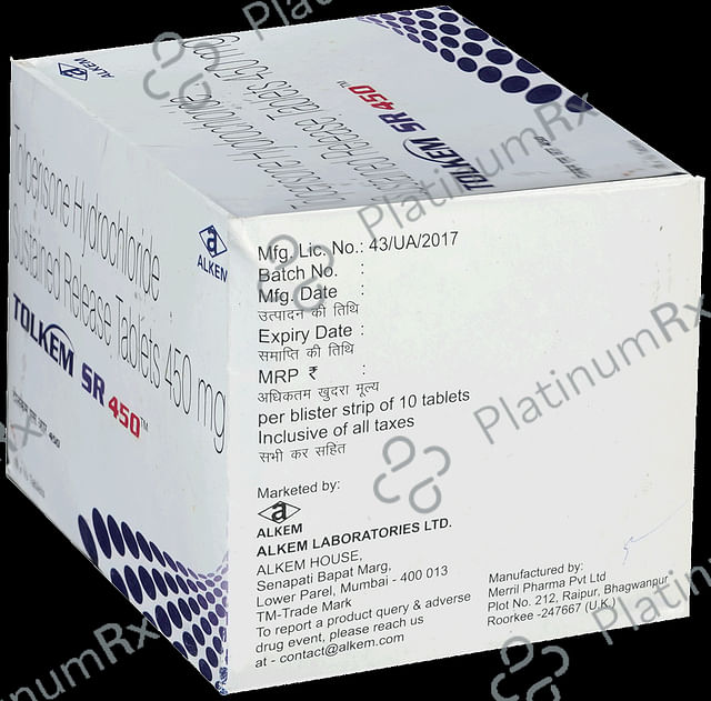 Tolkem SR 450mg Tablet 10s