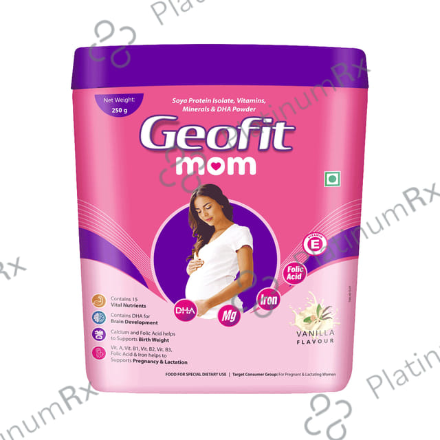 Geofit Mom Powder for Pregnant Women Vanilla