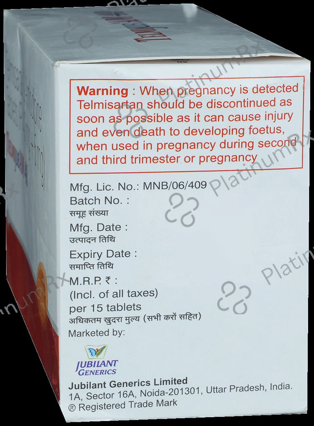 Telmijub AM 40 40/5mg Tablet 15s