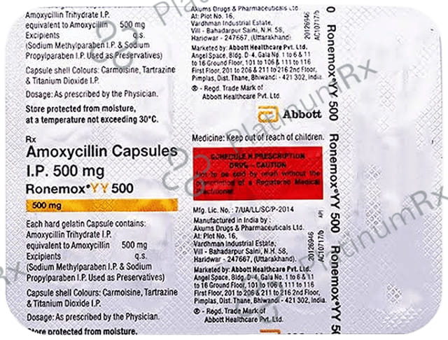 Ronemox 500mg Capsule 10s