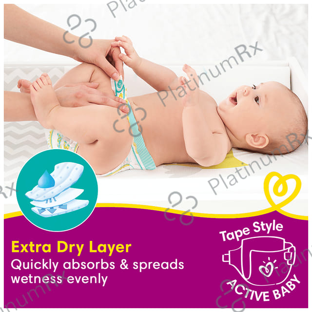 Pampers Active Baby Diaper Small 46s