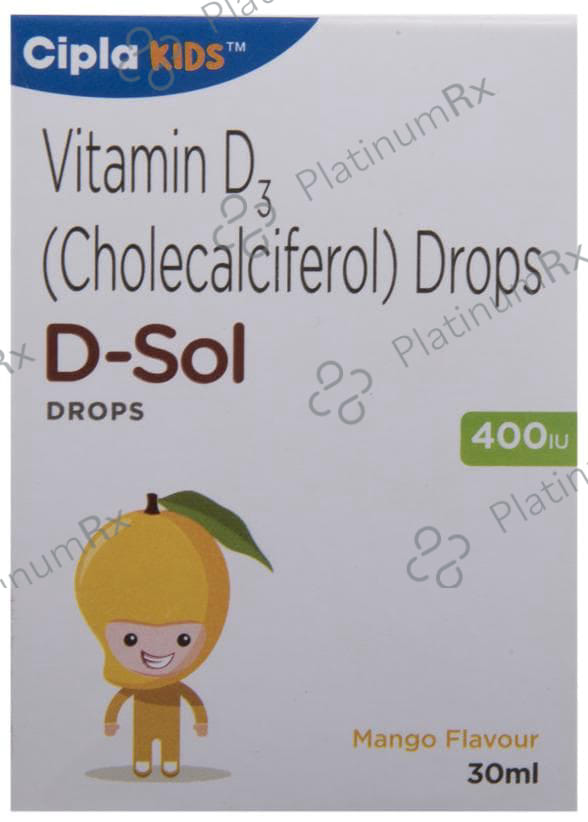 D Sol 400IU Mango Flavour Drop 30ml