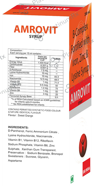 Amrovit Syrup 200ml