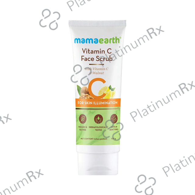 Mamaearth Vitamin C Face Scrub - Paraben & SLS-Free - For All Skin Types