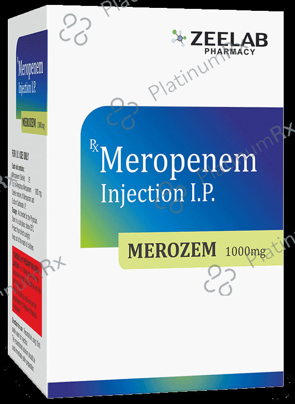 Merozem 1000mg Injection