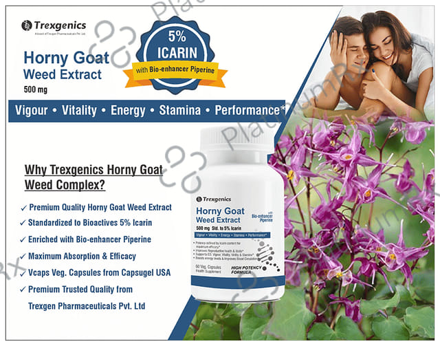 Trexgenics Horny Goat Weed Extract Veg Capsule