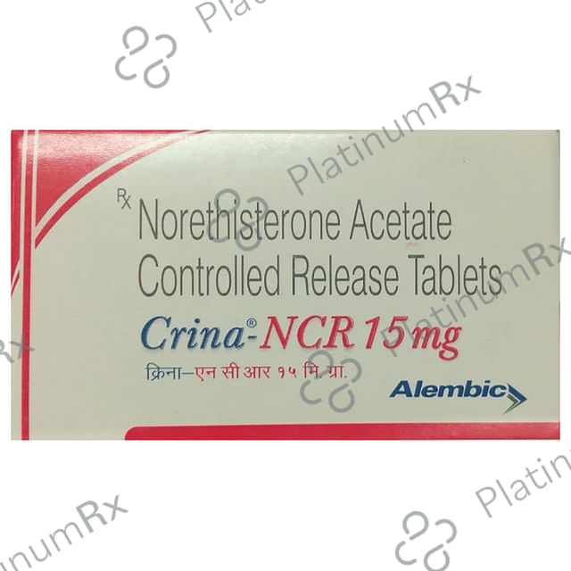 Crina Ncr 15mg Tablet 5s