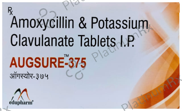 Augsure 375 250/125mg Tablet 10s