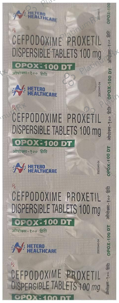 Opox DT 100mg Tablet 10s
