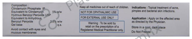 Aclind BP 2.5% Gel 15gm