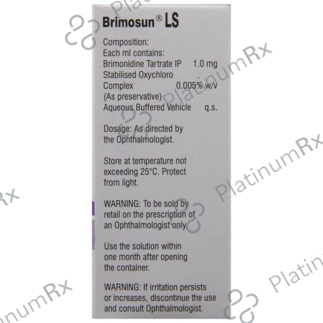 Brimosun LS 0.1% Eye Drop 5ml