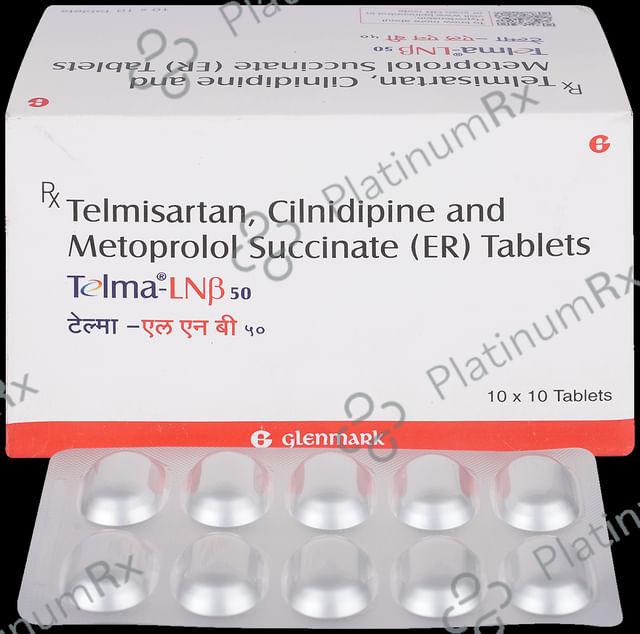Telma LNB 50mg Tablet ER 10s