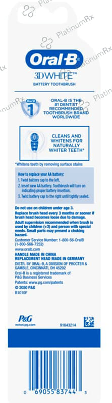 Oral-B 3D Power Toothbrush White