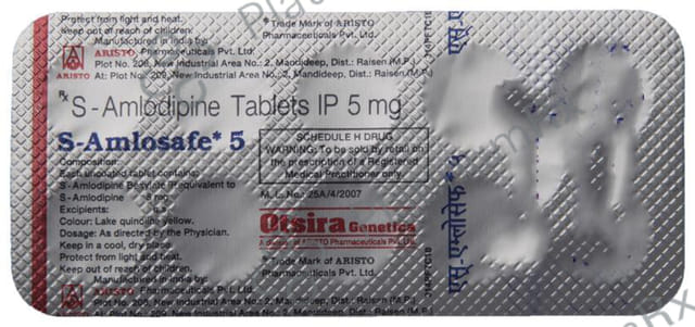 S Amlosafe 5mg Tablet 10s
