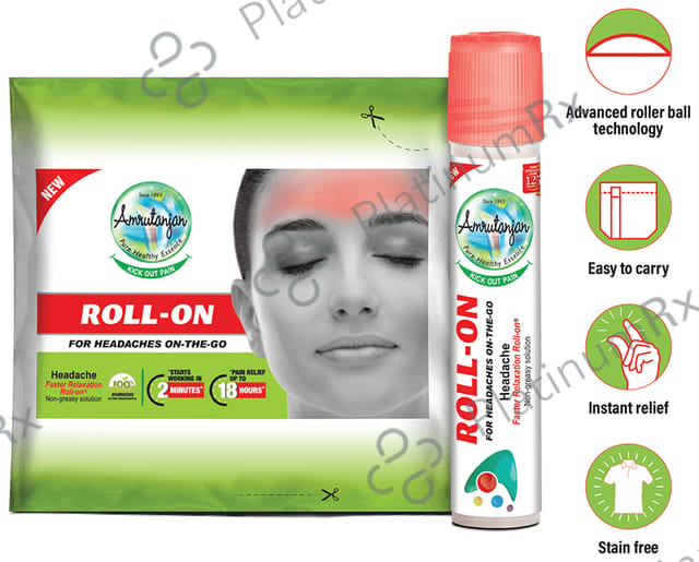 Amrutanjan Headache Roll On 5 ml