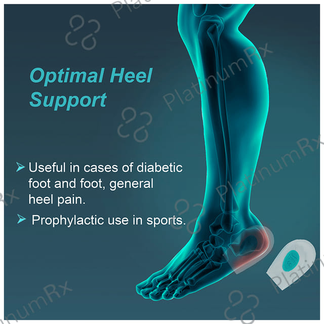Tynor K 09 Heel Cup Silicone Pair Medium