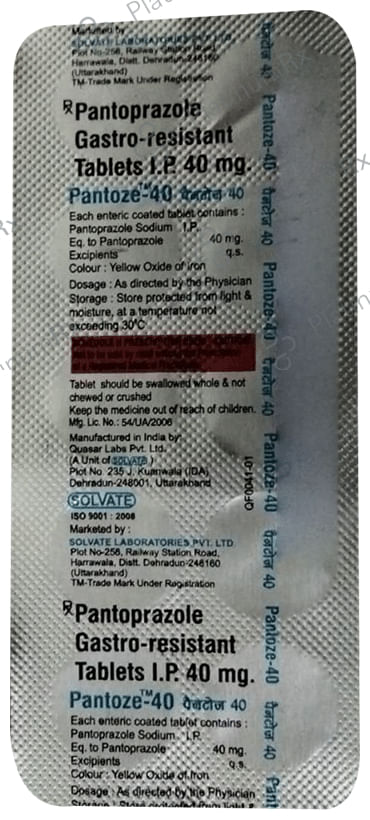 Pantoze 40 Tablet